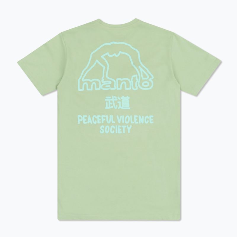 Pánské tričko MANTO Society 25 lime 2
