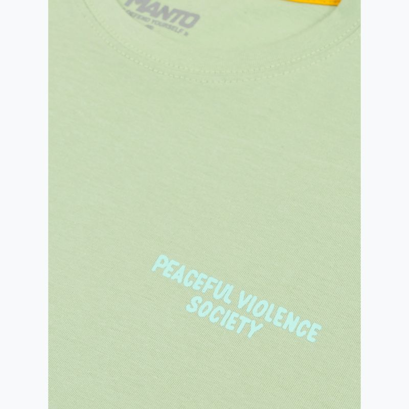 Pánské tričko MANTO Society 25 lime 3