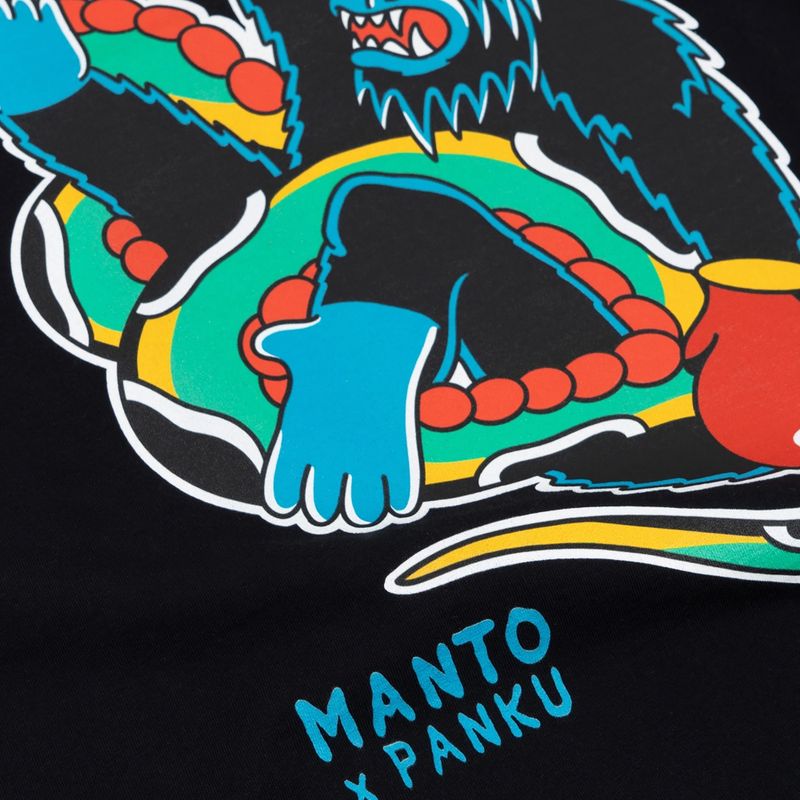 Tričko  MANTO X Panku Struggle black 2