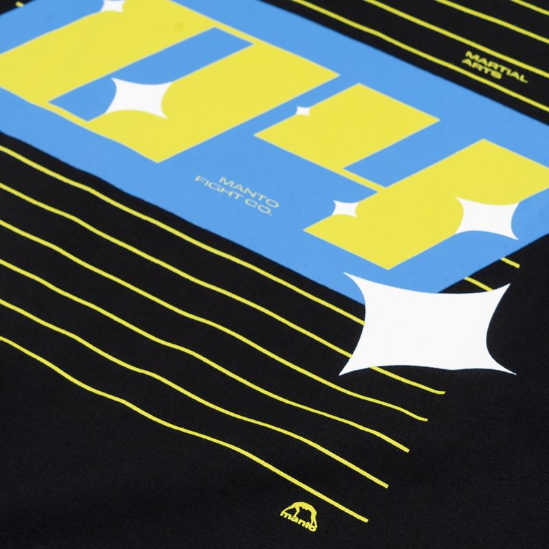 Tričko  MANTO Racing Oversize black 4