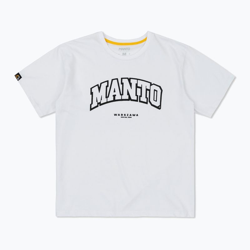 Tričko  MANTO Warszawa Oversize white