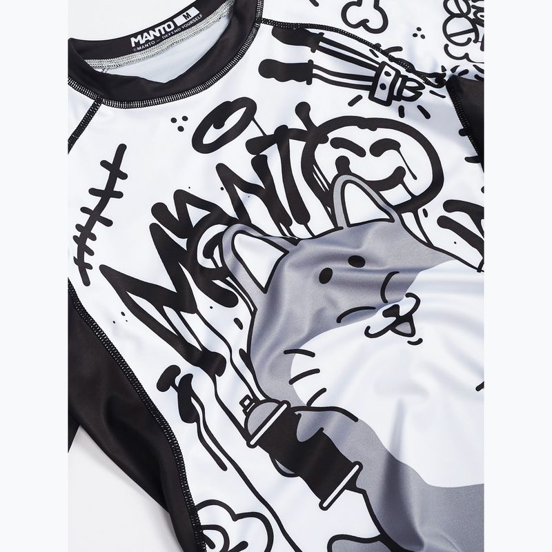 Pánský chránič MANTO Debza white/black 3