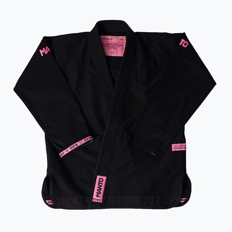 Kimono pro BJJ MANTO Rise 2.0 black/pink