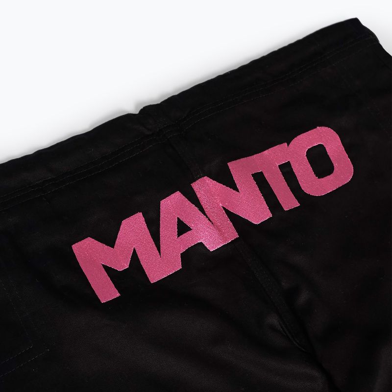 Kimono pro BJJ MANTO Rise 2.0 black/pink 11