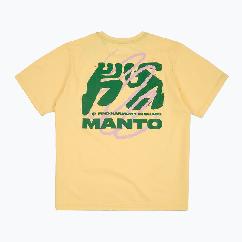 Dámské tričko MANTO Harmony Oversize żółty 2