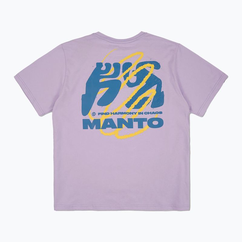 Dámské tričko MANTO Harmony Oversize lilowy 2