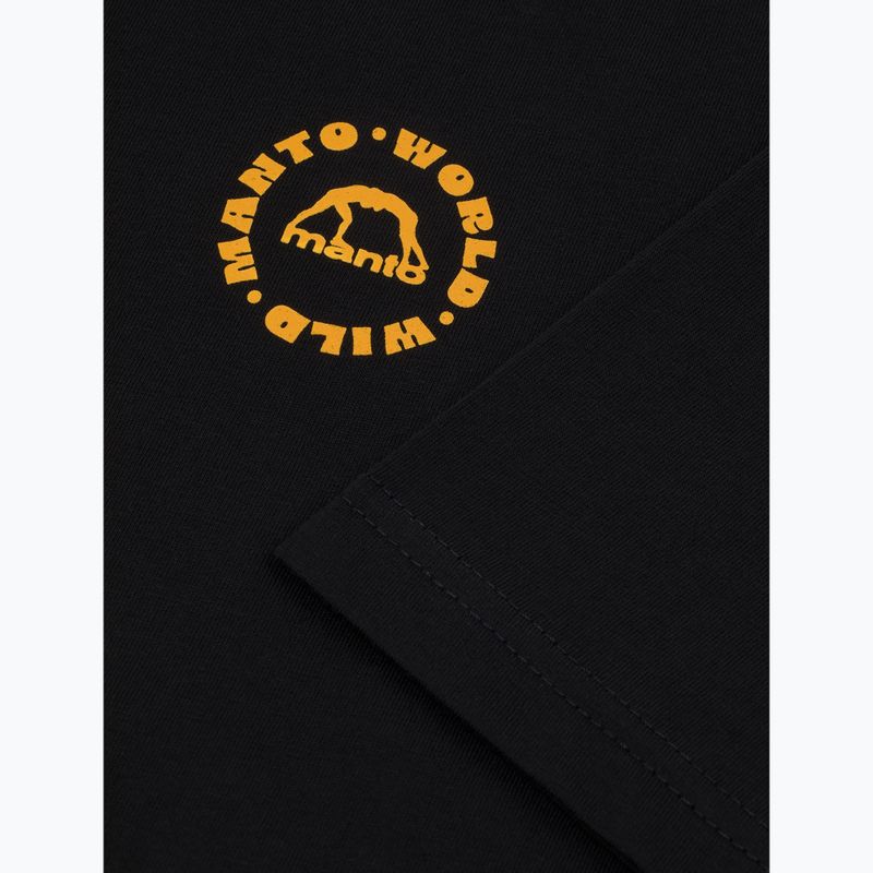 Pánské tričko MANTO Worldwild black 3