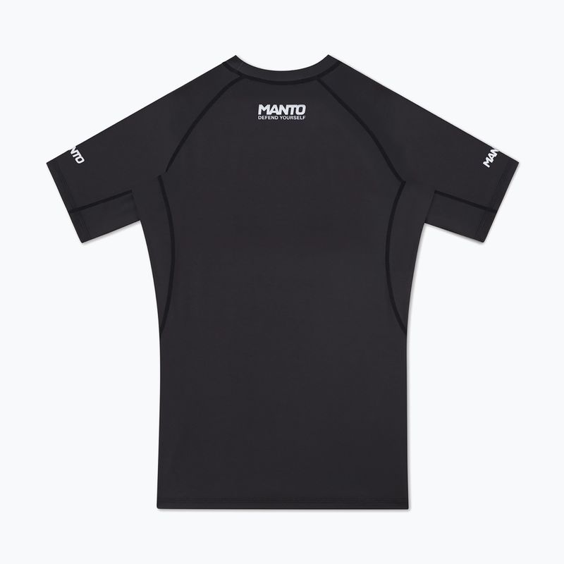 Pánský rashguard MANTO Logo black 2