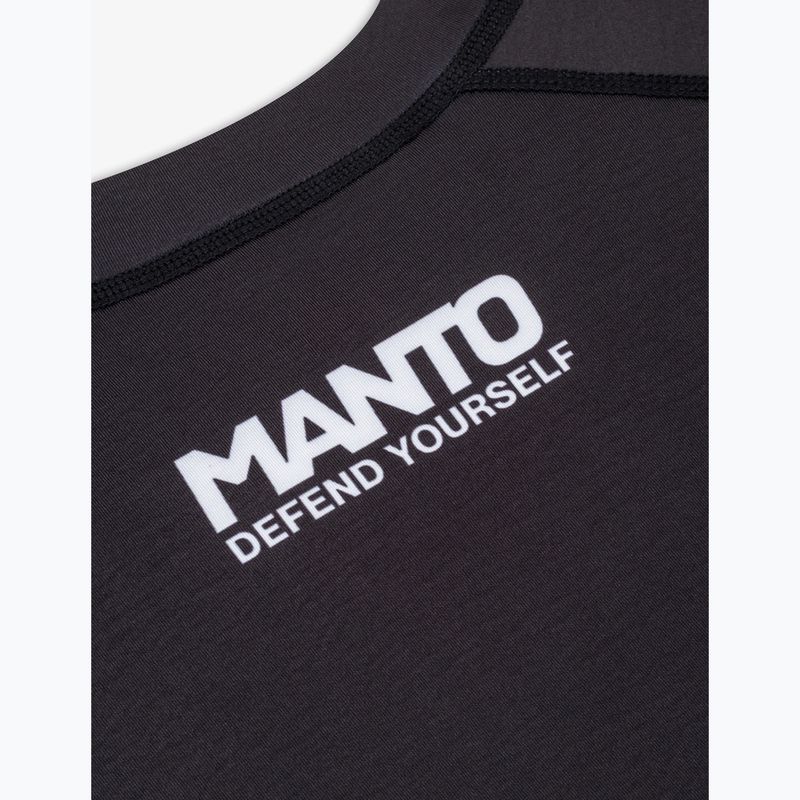 Pánský rashguard MANTO Logo black 3
