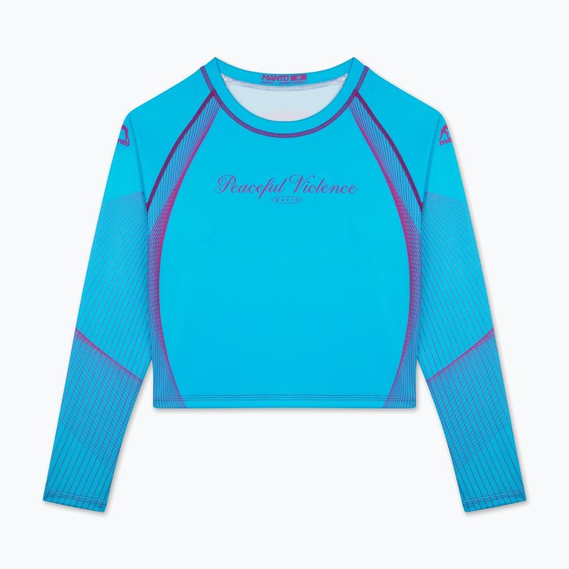 Dámský rashguard Longsleeve MANTO Peaceful Violence blue 3