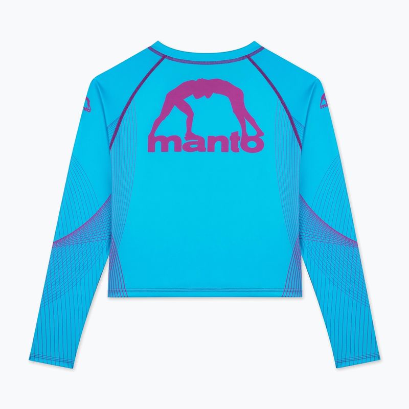 Dámský rashguard Longsleeve MANTO Peaceful Violence blue 4