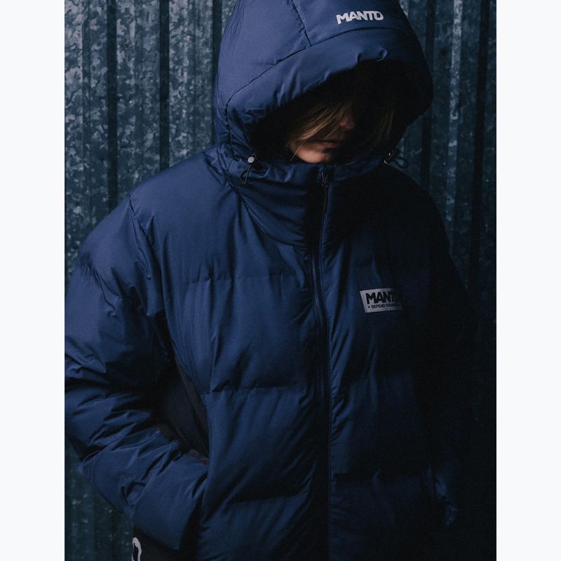 Pánská zimní bunda MANTO Defend tmavě modrá 7