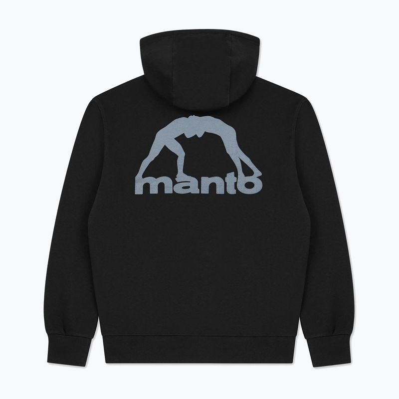 Pánská mikina MANTO Peaceful Violence Hoody černá 5