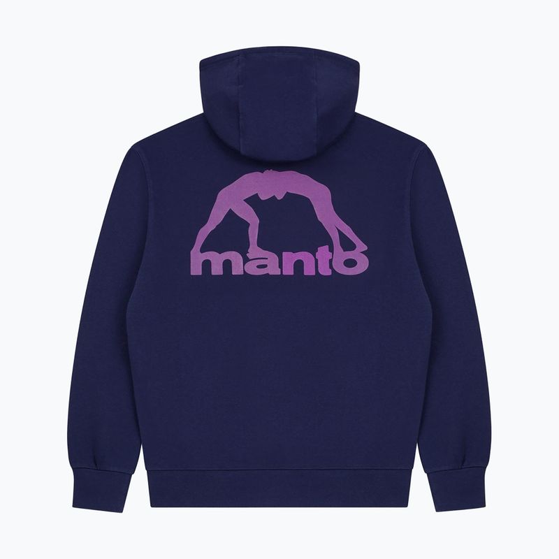 Pánská mikina MANTO Peaceful Violence Hoody tmavě modrá 6