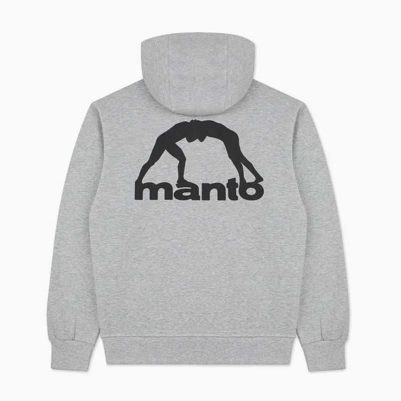 Pánská mikina MANTO Peaceful Violence Hoody šedá 5