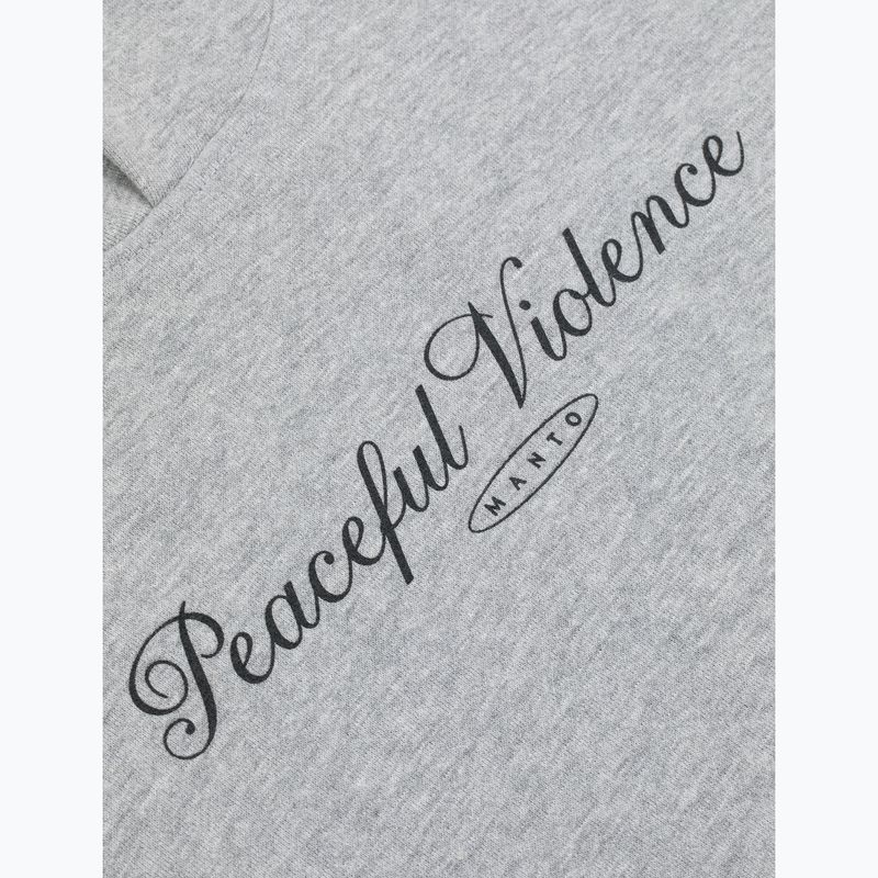 Pánská mikina MANTO Peaceful Violence Hoody grey 6