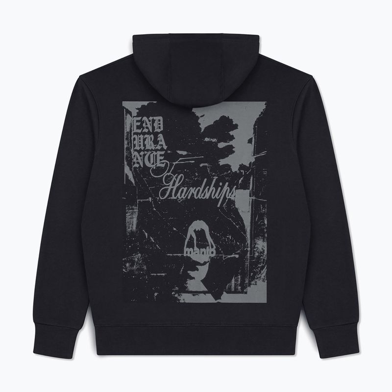 Pánská mikina MANTO Resolve Hoody black 2