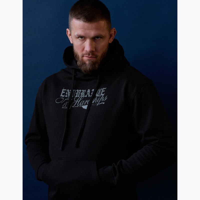 Pánská mikina MANTO Resolve Hoody black 5