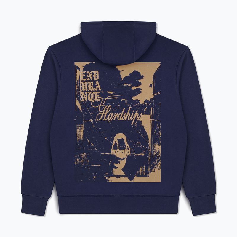Pánská mikina MANTO Resolve Hoody dark blue 2