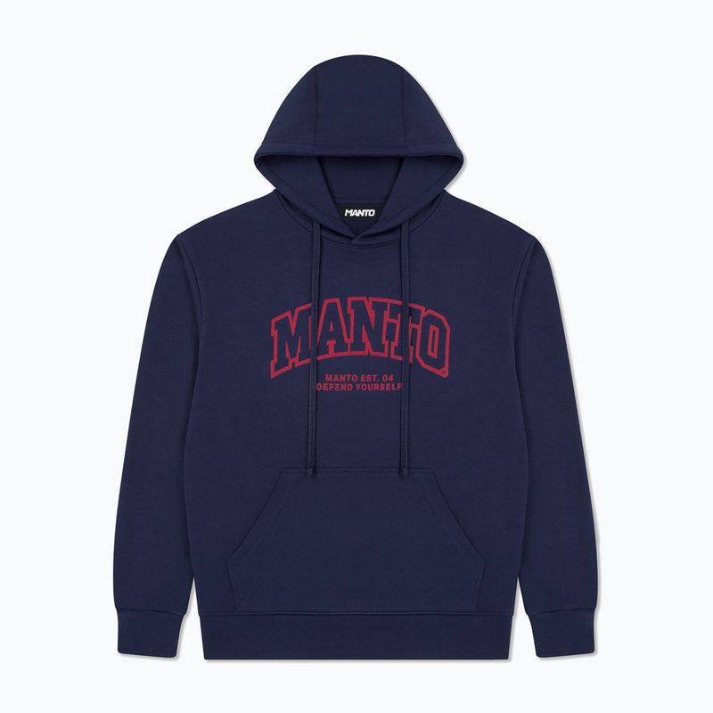 Pánská mikina MANTO Varsity 26 Hoody dark blue