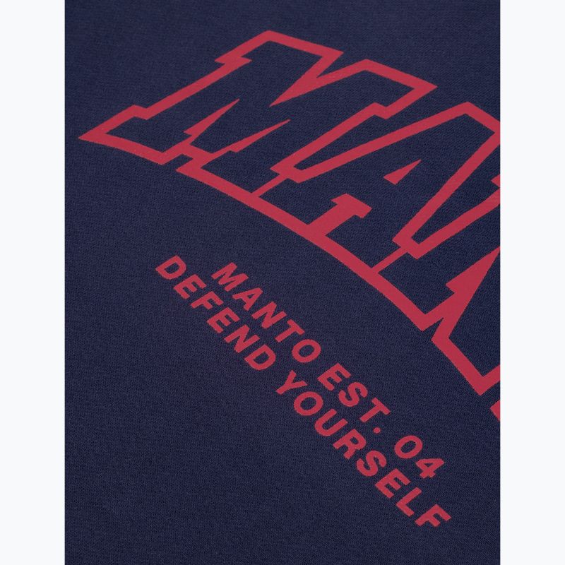 Pánská mikina MANTO Varsity 26 Hoody dark blue 3