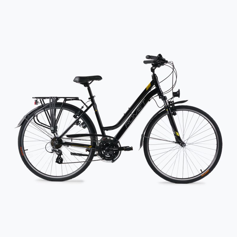 Dámské trekingové kolo Romet Gazela black/yellow R22A-TRE-28-19-P-468