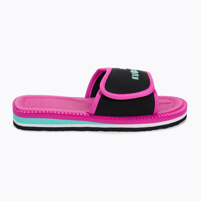 Žabky na suchý zip Kubota magenta KKRZ22 2