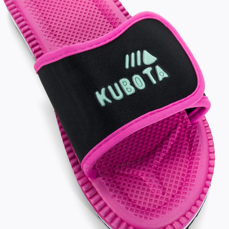 Žabky na suchý zip Kubota magenta KKRZ22 7