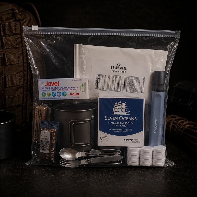 Evakuační batoh TACTICPACK Operative black 9