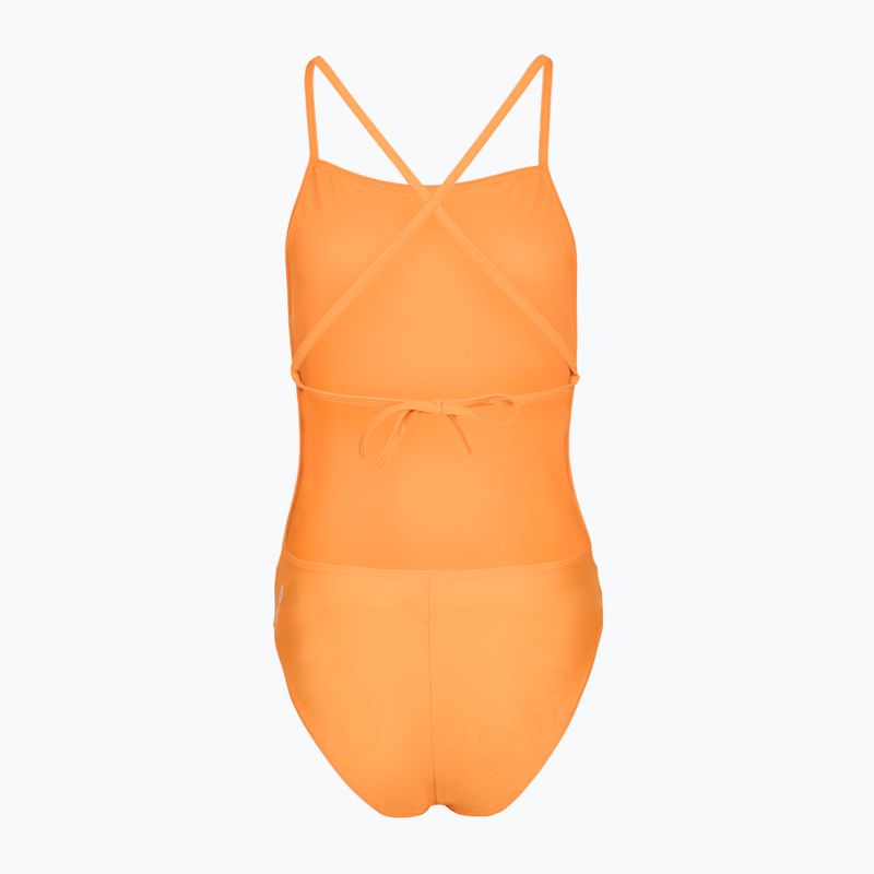 Dámské jednodílné plavky Clap Dwuwarstwowy Wiązany summer orange 2