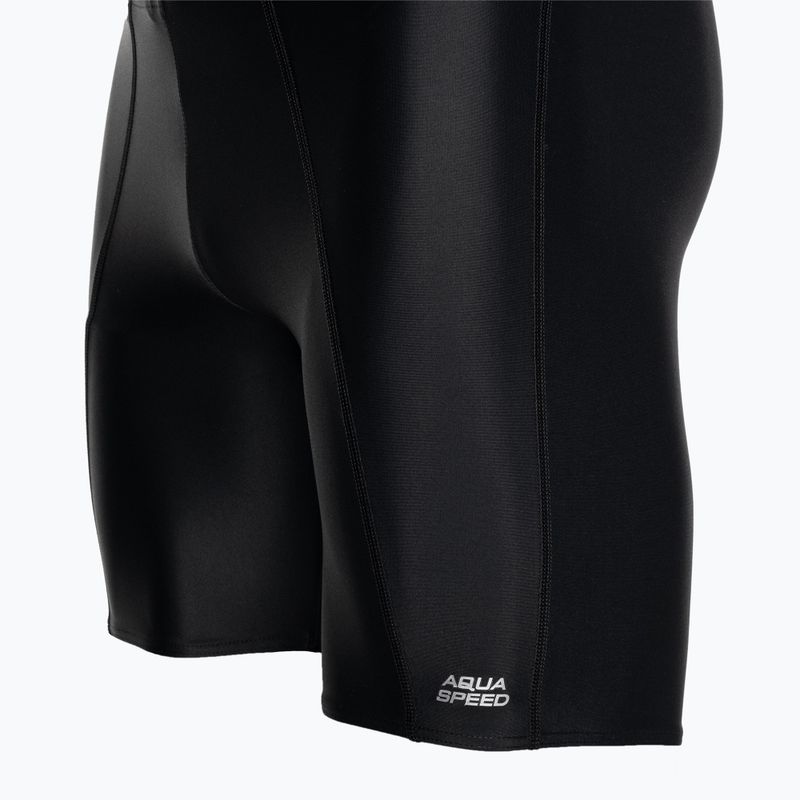 Pánské plavky AQUA-SPEED Long Jammer černé 3