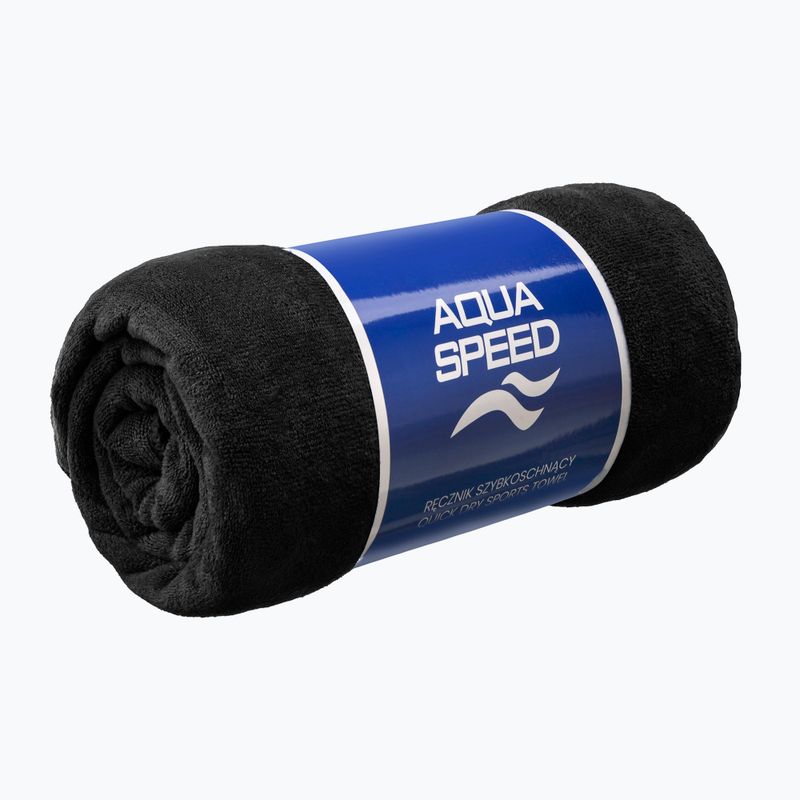 Rychleschnoucí ručník AQUA-SPEED Dry Soft černý 2