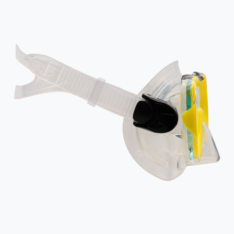 AQUA-SPEED Enzo + Evo baby sada šnorchlů žlutá 604 3