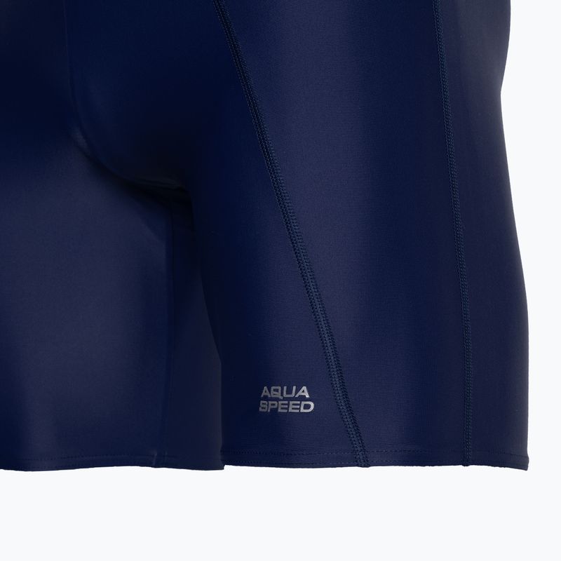 Pánské plavky AQUA-SPEED Long Jammer navy blue 4