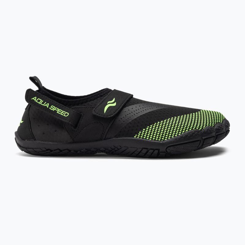 Boty do vody AQUA-SPEED Agama černo-zelená 638 2