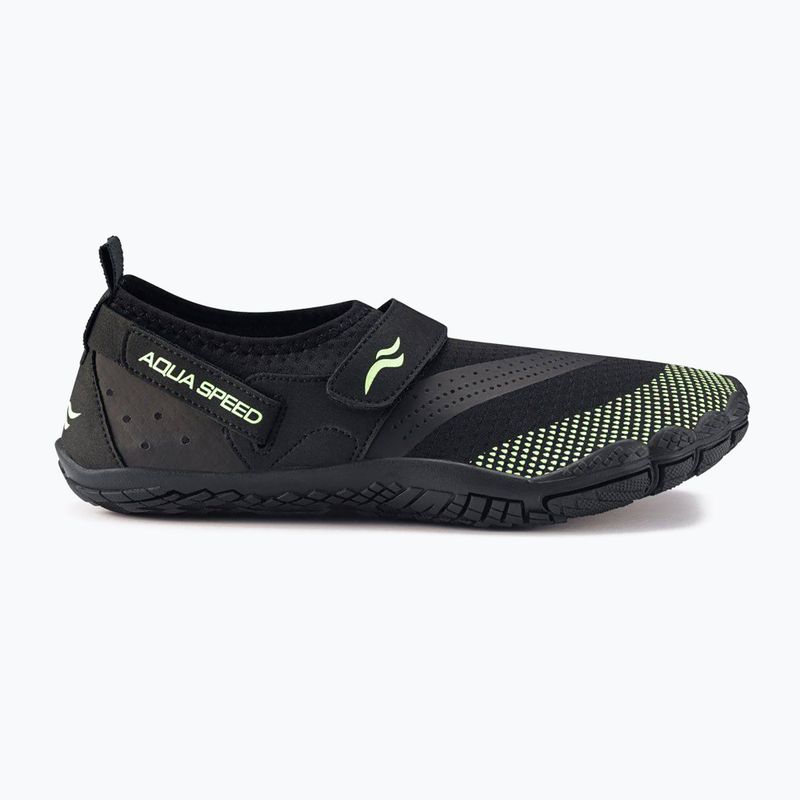 Boty do vody AQUA-SPEED Agama černo-zelená 638 12