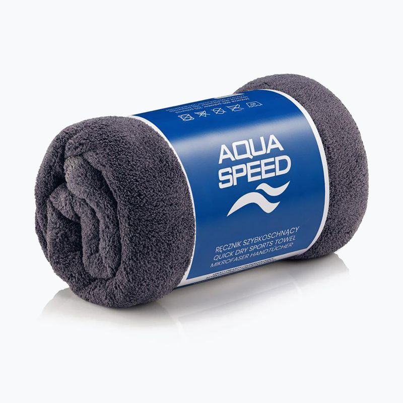 Rychleschnoucí ručník AQUA-SPEED Dry Coral šedý 2