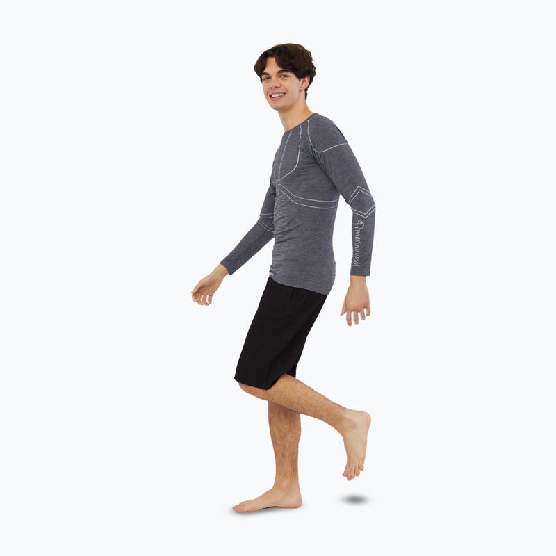 Pánské termo triko Longsleeve Viking Lan Pro dark grey/light grey 2