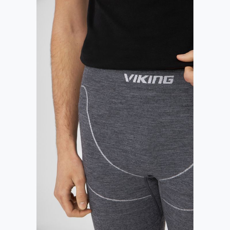 Pánské termo kalhoty Viking Lan Pro dark grey/light grey 3