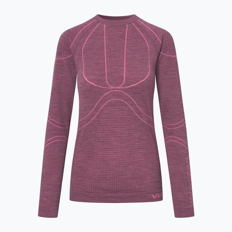 Dámský komplet termoprádla Viking Lan Pro claret/light pink 2