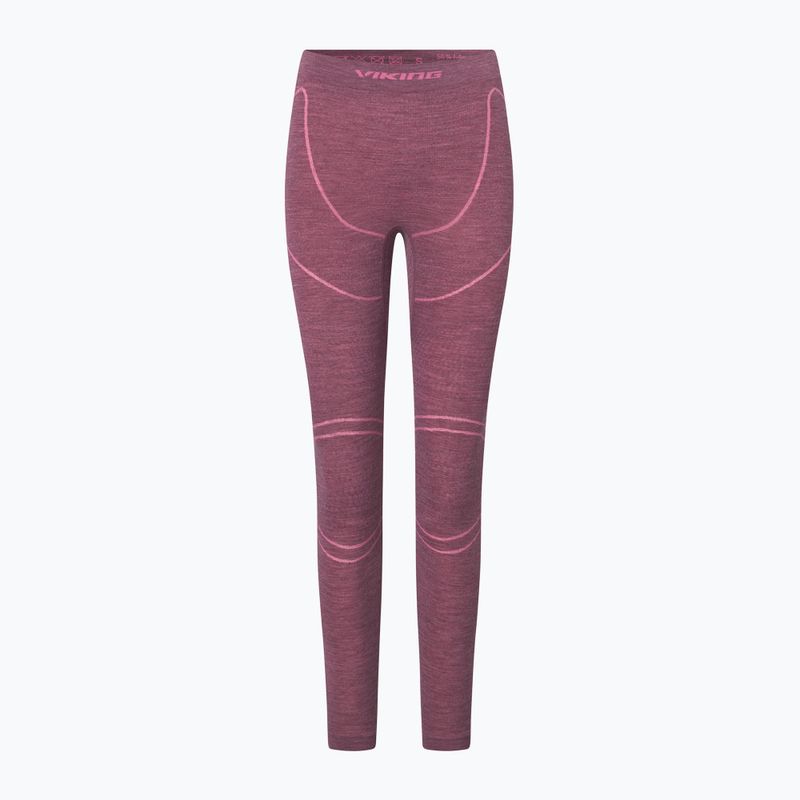 Dámský komplet termoprádla Viking Lan Pro claret/light pink 3