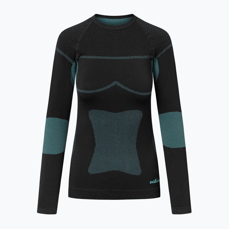 Dámský komplet termoprádla Viking Ilsa black/turquoise 2