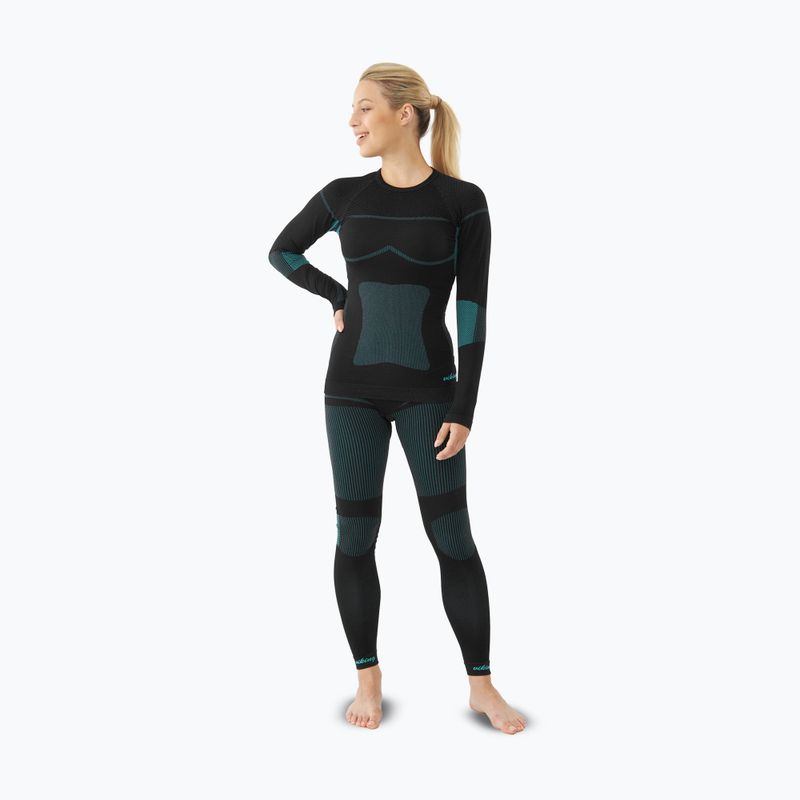 Dámský komplet termoprádla Viking Ilsa black/turquoise 4