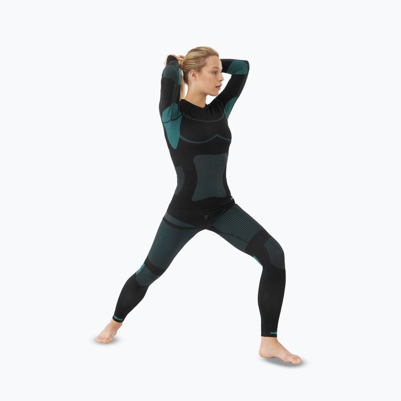 Dámský komplet termoprádla Viking Ilsa black/turquoise 5