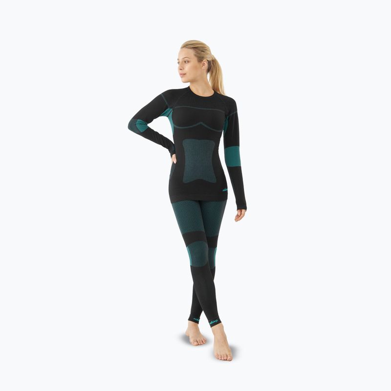 Dámský komplet termoprádla Viking Ilsa black/turquoise 7