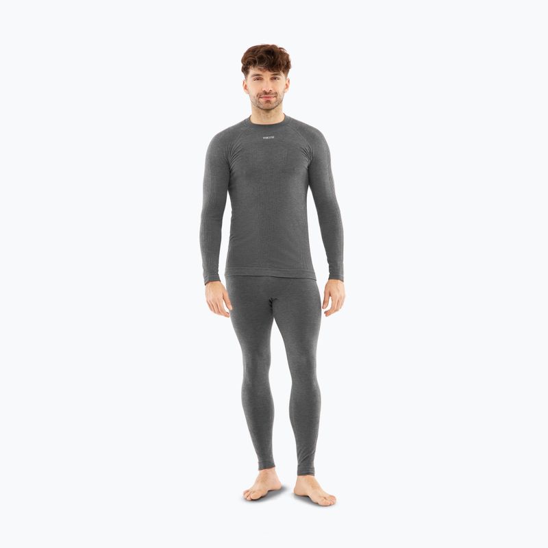 Pánská termoakční mikina Viking Tende dark grey 2