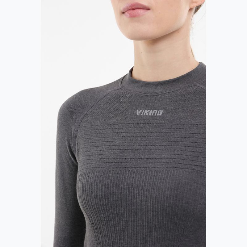 Dámská termoakční mikina Viking Tende dark grey 4
