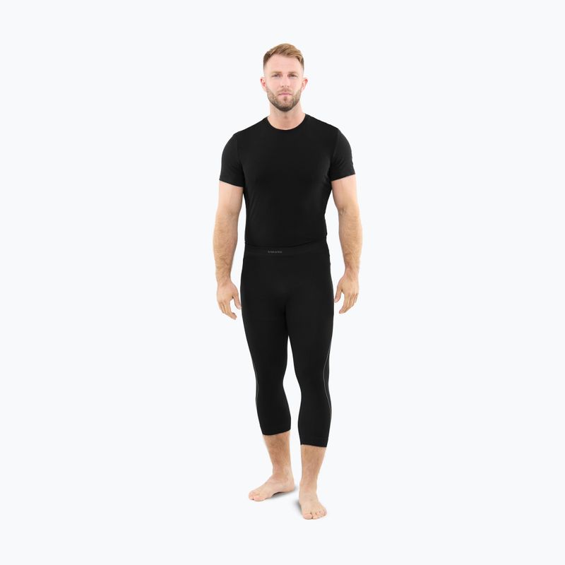 Pánské termo kalhoty 3/4 Viking Eiger 2.0 black/grey 2