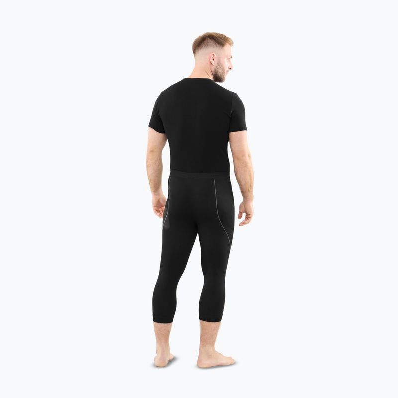 Pánské termo kalhoty 3/4 Viking Eiger 2.0 black/grey 3