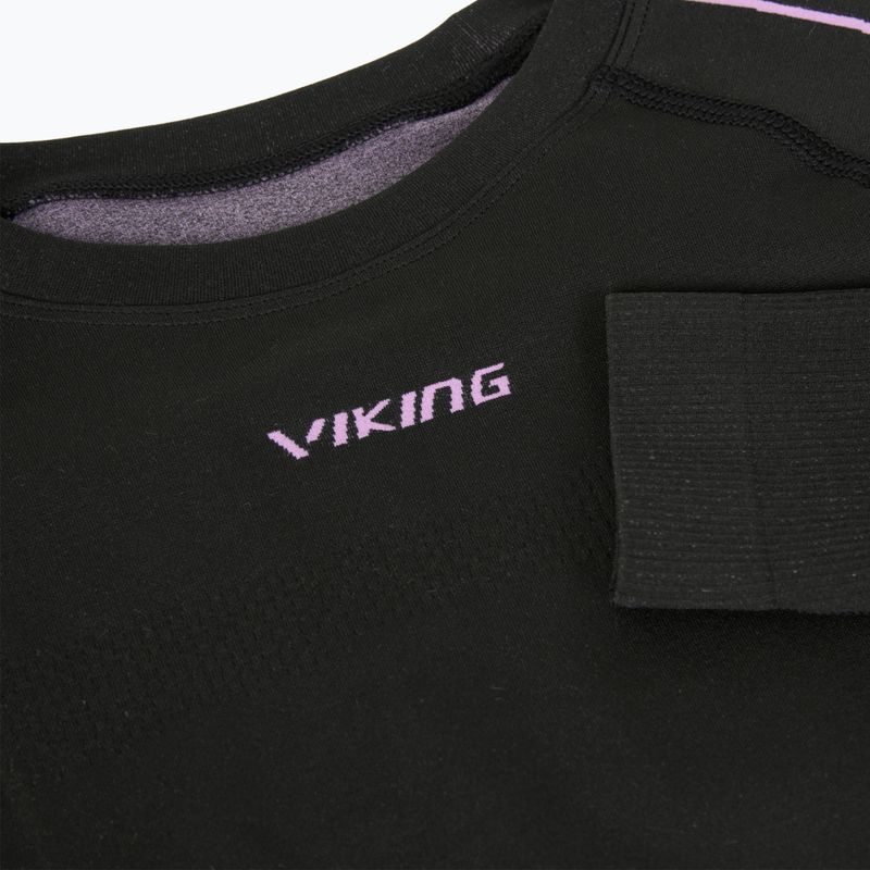 Dámská termoakční mikina Viking Etna 2.0 black/purple 4